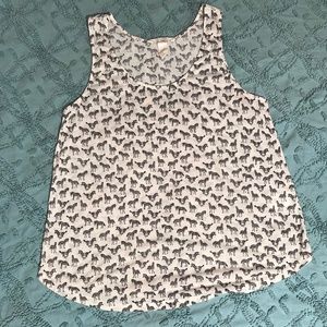 H&M Zebra Top